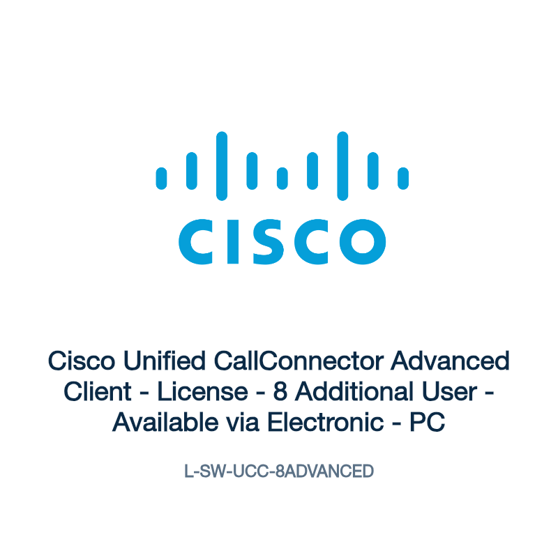 L-SW-UCC-8ADVANCED: Cisco Unified CallConnector Advanced Client