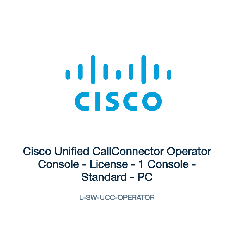 L-SW-UCC-OPERATOR: Cisco Unified CallConnector Operator Console