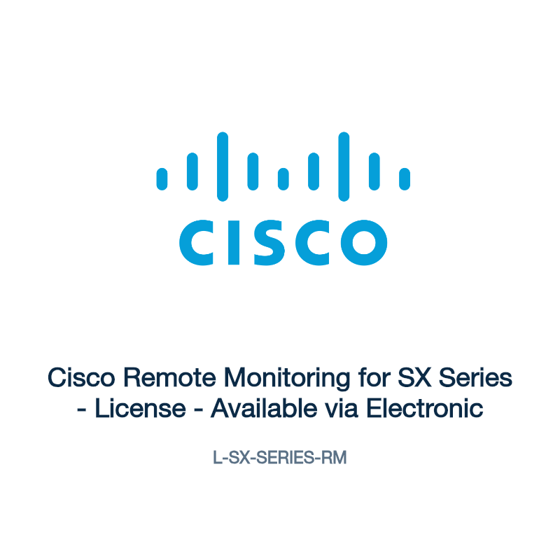 L-SX-SERIES-RM: Cisco Remote Monitoring for SX Series