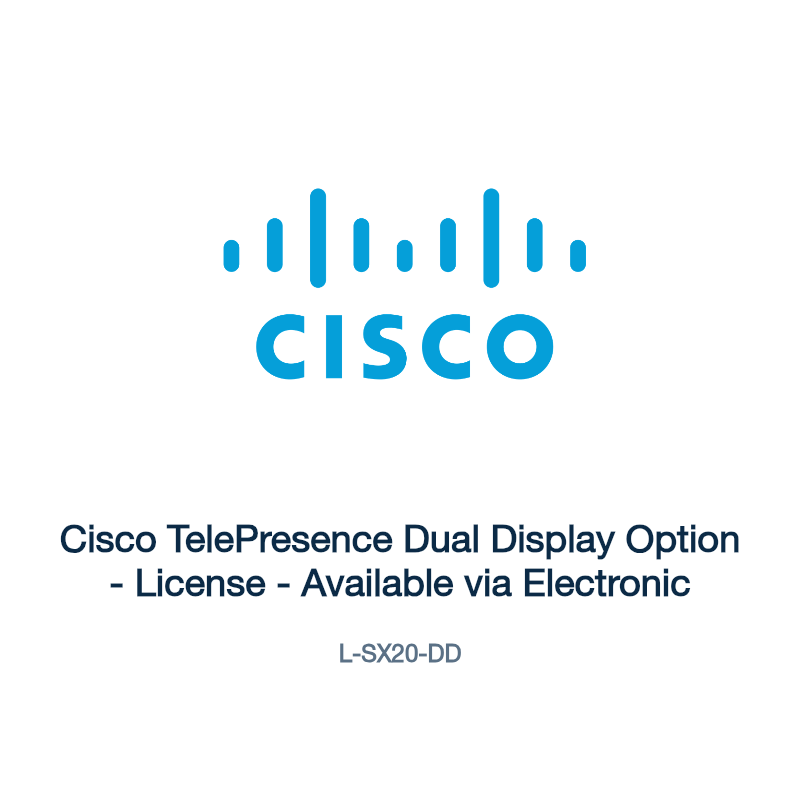 L-SX20-DD: Cisco TelePresence Dual Display Option