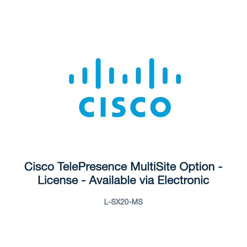 L-SX20-MS: Cisco TelePresence MultiSite Option