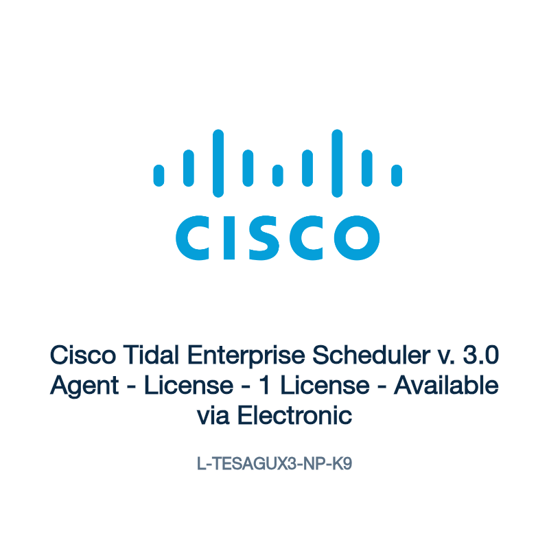L-TESAGUX3-NP-K9: Cisco Tidal Enterprise Scheduler v. 3.0 Agent
