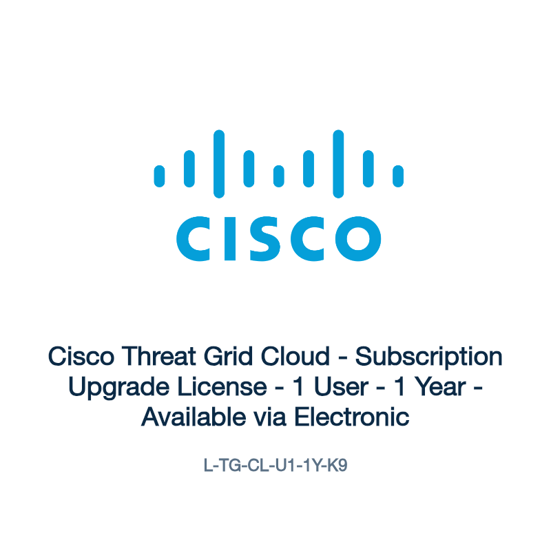 L-TG-CL-U1-1Y-K9: Cisco Threat Grid Cloud