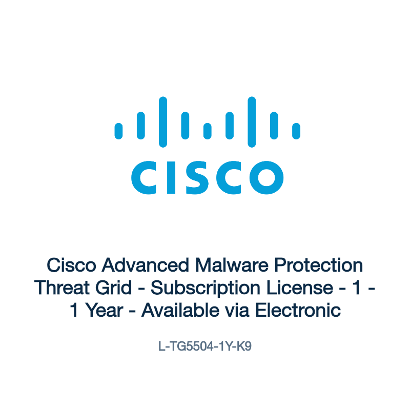 L-TG5504-1Y-K9: Cisco Advanced Malware Protection Threat Grid