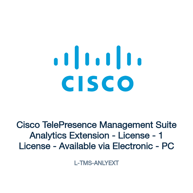 L-TMS-ANLYEXT: Cisco TelePresence Management Suite Analytics Extension