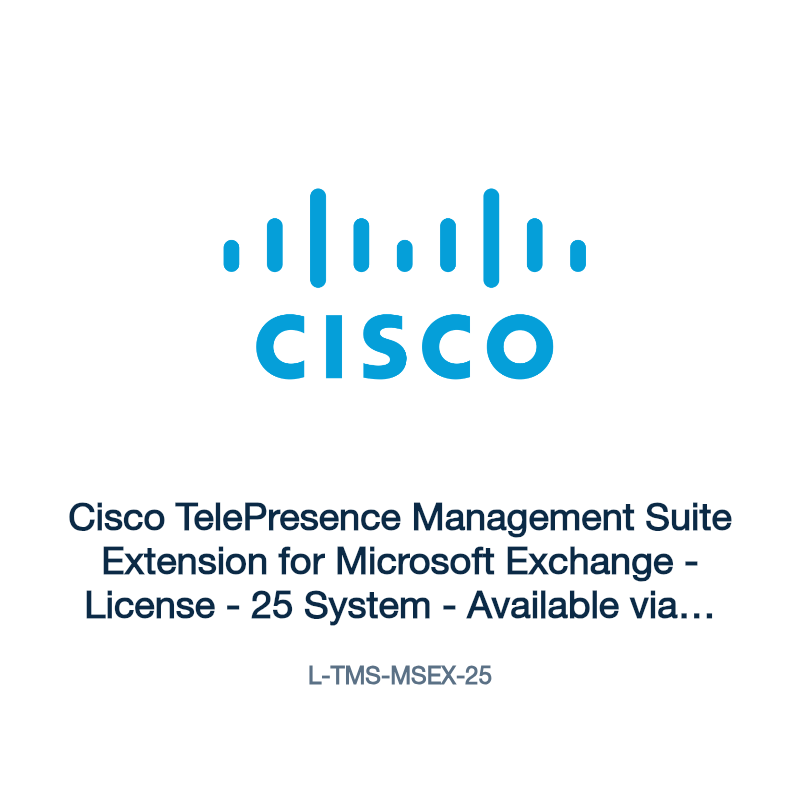 L-TMS-MSEX-25: Cisco TelePresence Management Suite Extension for Microsoft Exchange