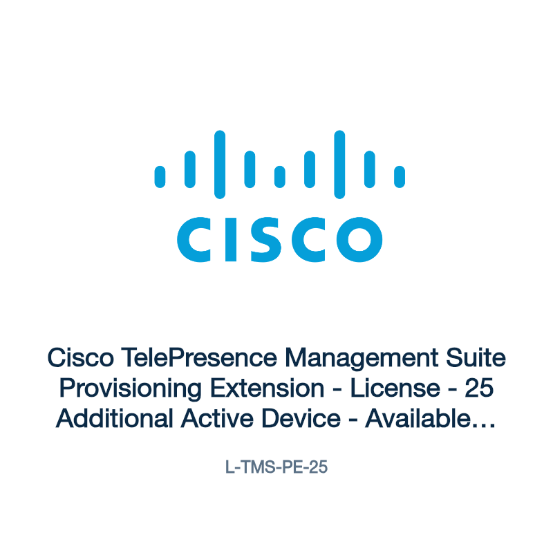 L-TMS-PE-25: Cisco TelePresence Management Suite Provisioning Extension