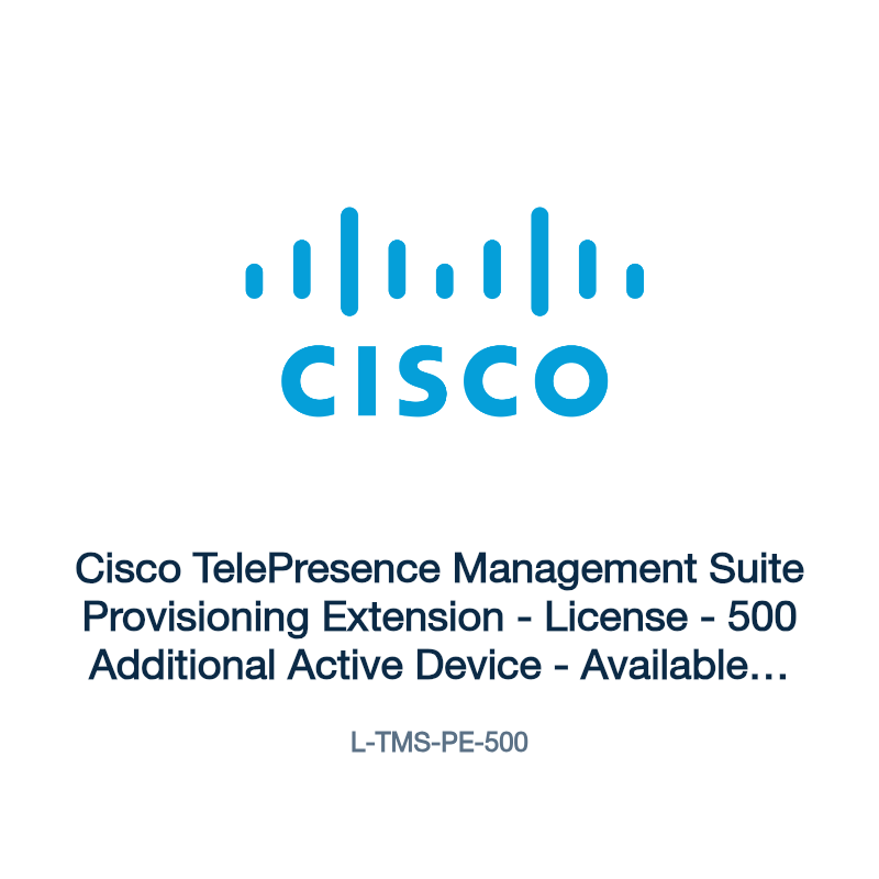 L-TMS-PE-500: Cisco TelePresence Management Suite Provisioning Extension