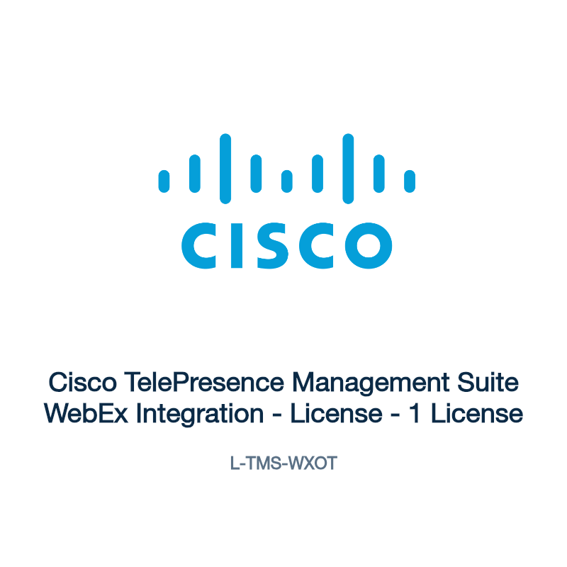 L-TMS-WXOT: Cisco TelePresence Management Suite WebEx Integration