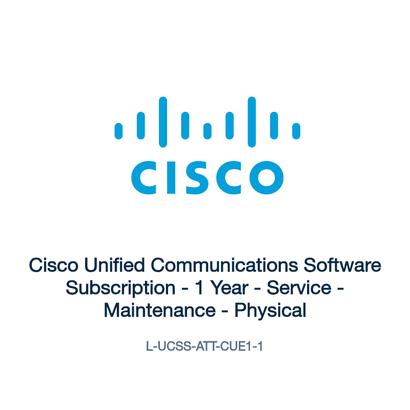 L-UCSS-ATT-CUE1-1: Cisco Unified Communications Software Subscription