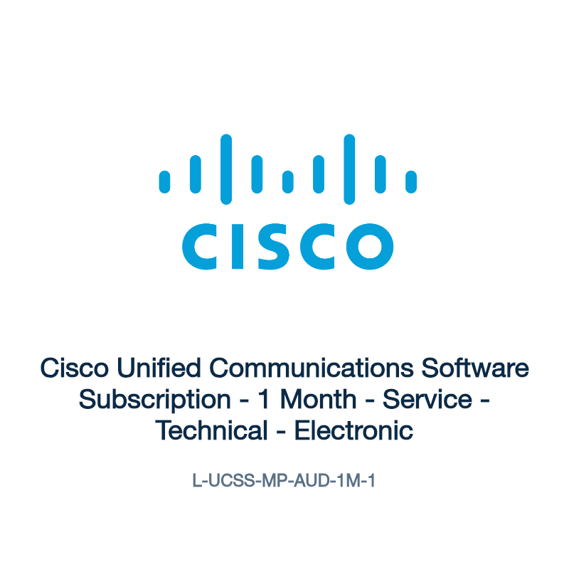 L-UCSS-MP-AUD-1M-1: Cisco Unified Communications Software Subscription