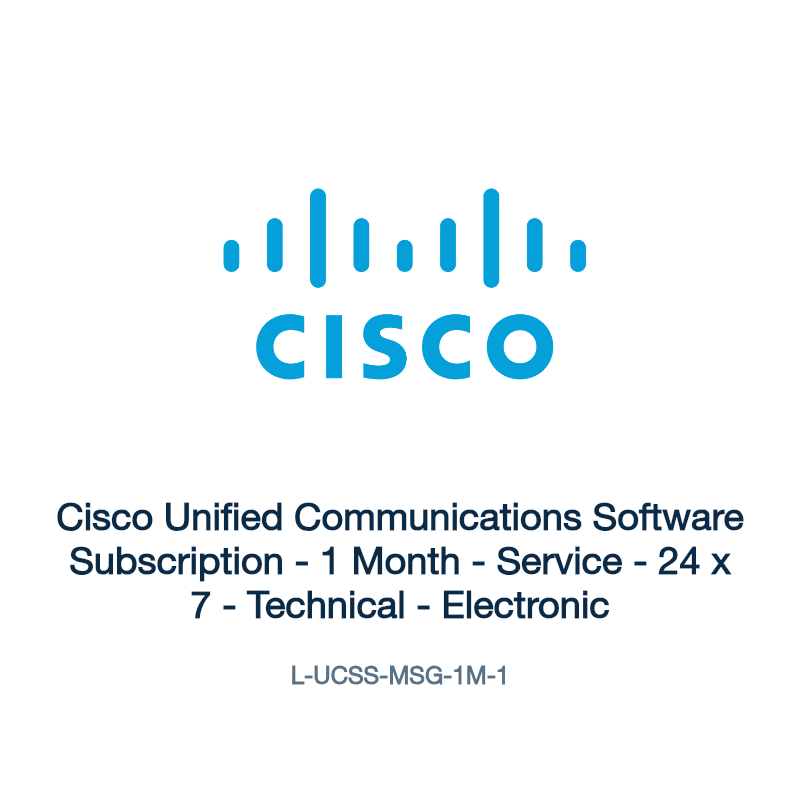 L-UCSS-MSG-1M-1: Cisco Unified Communications Software Subscription