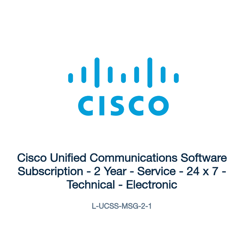 L-UCSS-MSG-2-1: Cisco Unified Communications Software Subscription