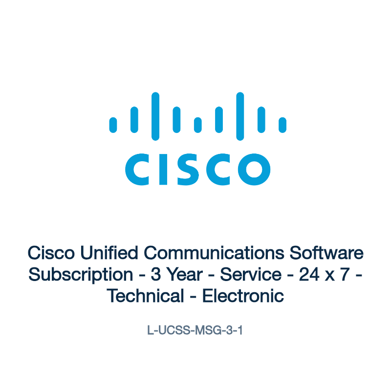 L-UCSS-MSG-3-1: Cisco Unified Communications Software Subscription