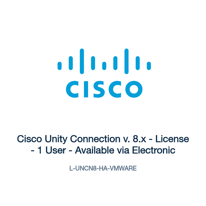 L-UNCN8-HA-VMWARE: Cisco Unity Connection v. 8.x