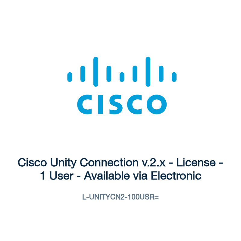 L-UNITYCN2-100USR=: Cisco Unity Connection v.2.x