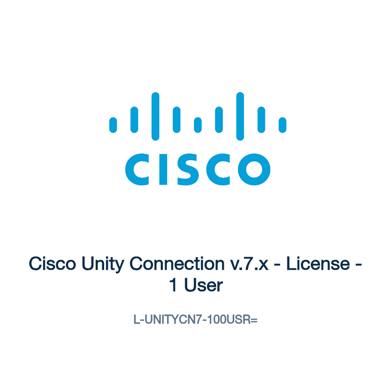L-UNITYCN7-100USR=: Cisco Unity Connection v.7.x