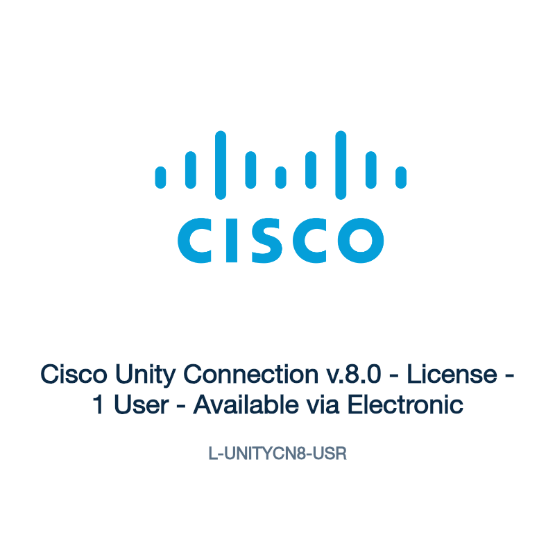 L-UNITYCN8-USR: Cisco Unity Connection v.8.0