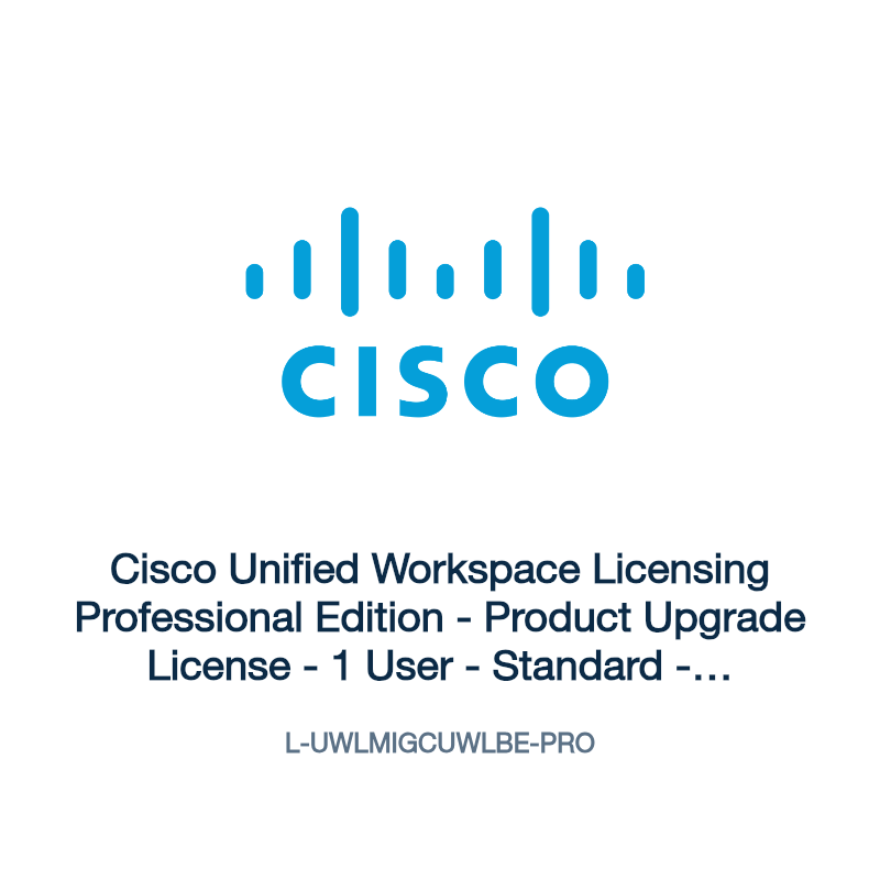 L-UWLMIGCUWLBE-PRO: Cisco Unified Workspace Licensing Professional Edition