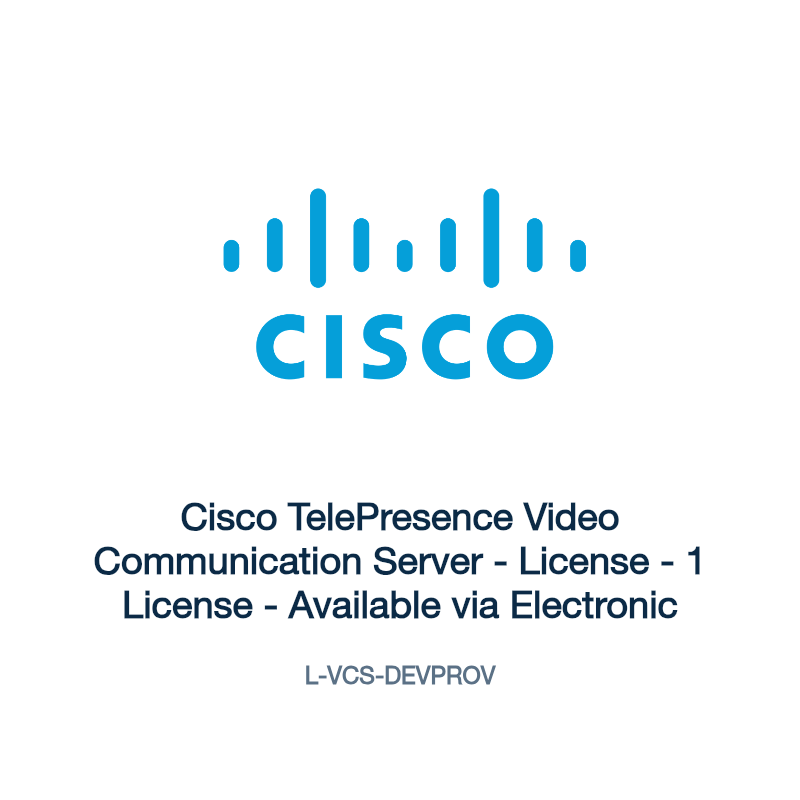 L-VCS-DEVPROV: Cisco TelePresence Video Communication Server