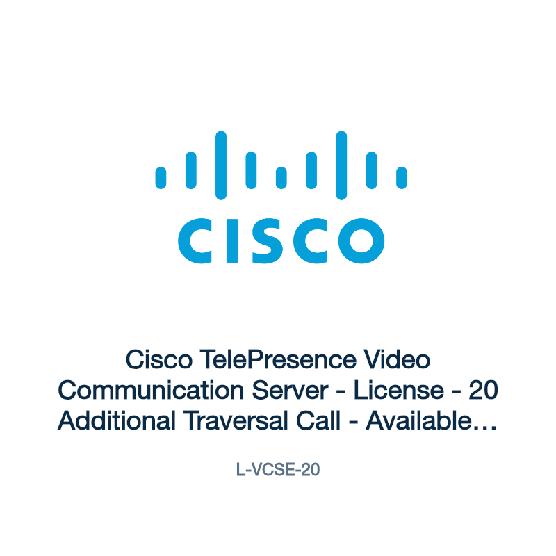 L-VCSE-20: Cisco TelePresence Video Communication Server