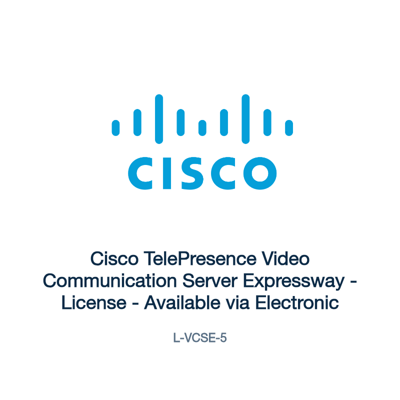 L-VCSE-5: Cisco TelePresence Video Communication Server Expressway