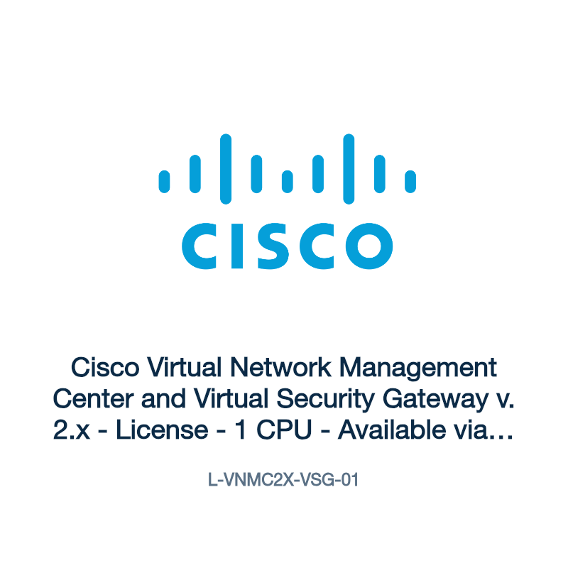 L-VNMC2X-VSG-01: Cisco Virtual Network Management Center and Virtual Security Gateway