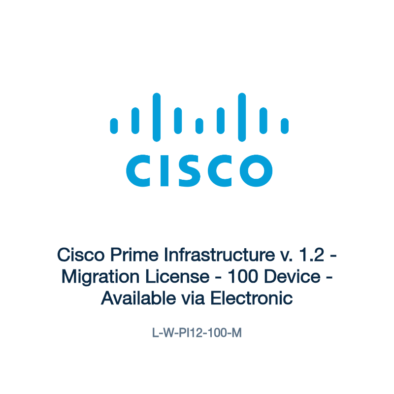L-W-PI12-100-M: Cisco Prime Infrastructure v. 1.2
