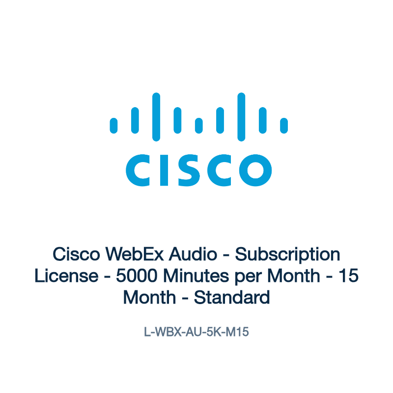 L-WBX-AU-5K-M15: Cisco WebEx Audio