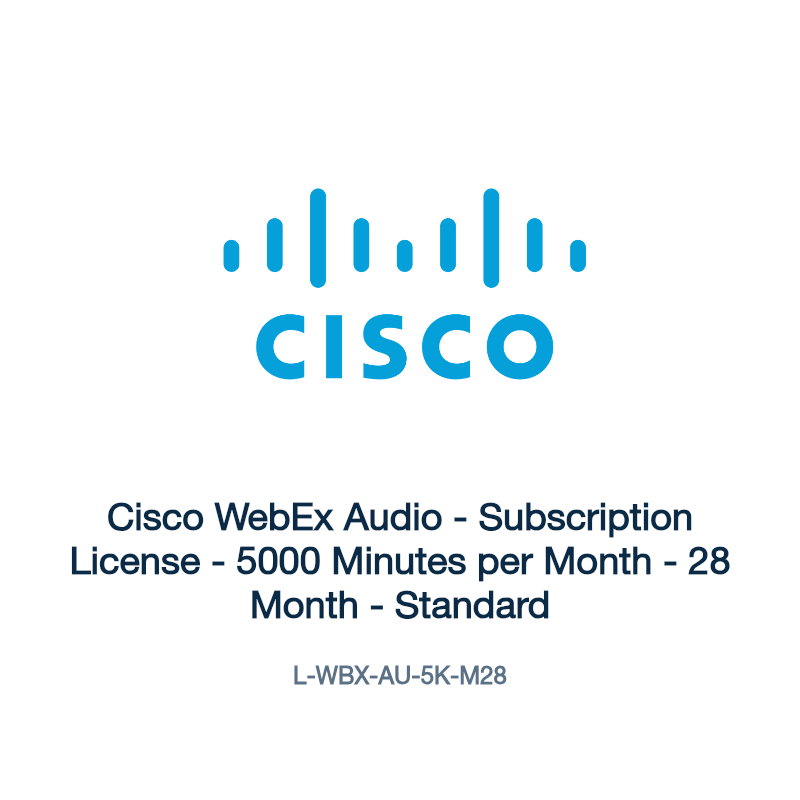 L-WBX-AU-5K-M28: Cisco WebEx Audio