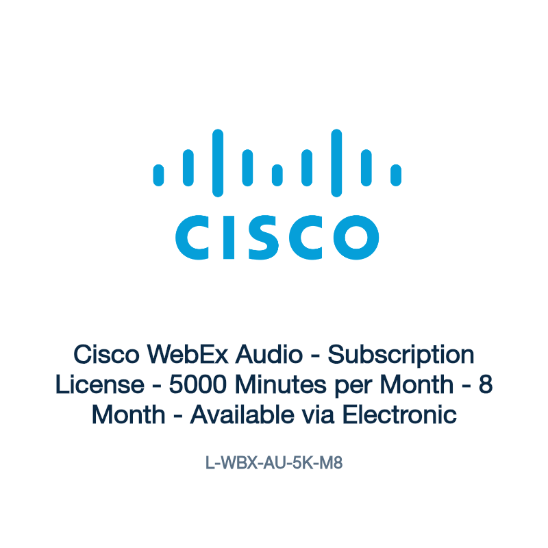 L-WBX-AU-5K-M8: Cisco WebEx Audio