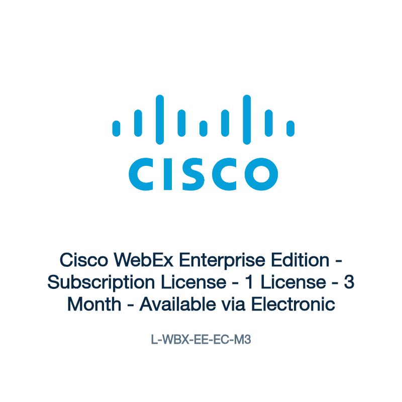 L-WBX-EE-EC-M3: Cisco WebEx Enterprise Edition