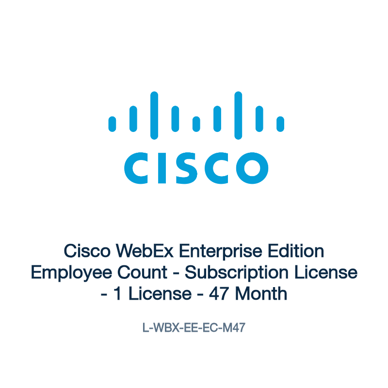 L-WBX-EE-EC-M47: Cisco WebEx Enterprise Edition Employee Count