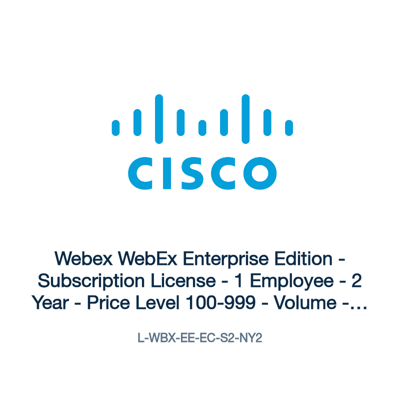 L-WBX-EE-EC-S2-NY2: Webex WebEx Enterprise Edition