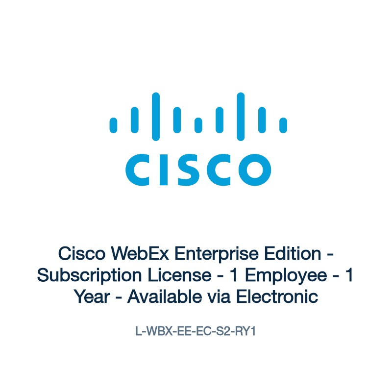 L-WBX-EE-EC-S2-RY1: Cisco WebEx Enterprise Edition