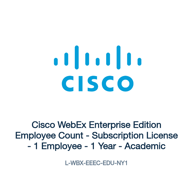 L-WBX-EEEC-EDU-NY1: Cisco WebEx Enterprise Edition Employee Count