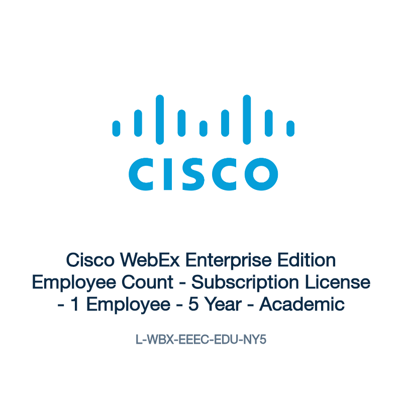 L-WBX-EEEC-EDU-NY5: Cisco WebEx Enterprise Edition Employee Count