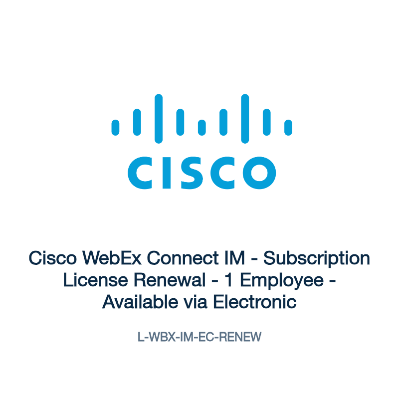 L-WBX-IM-EC-RENEW: Cisco WebEx Connect IM