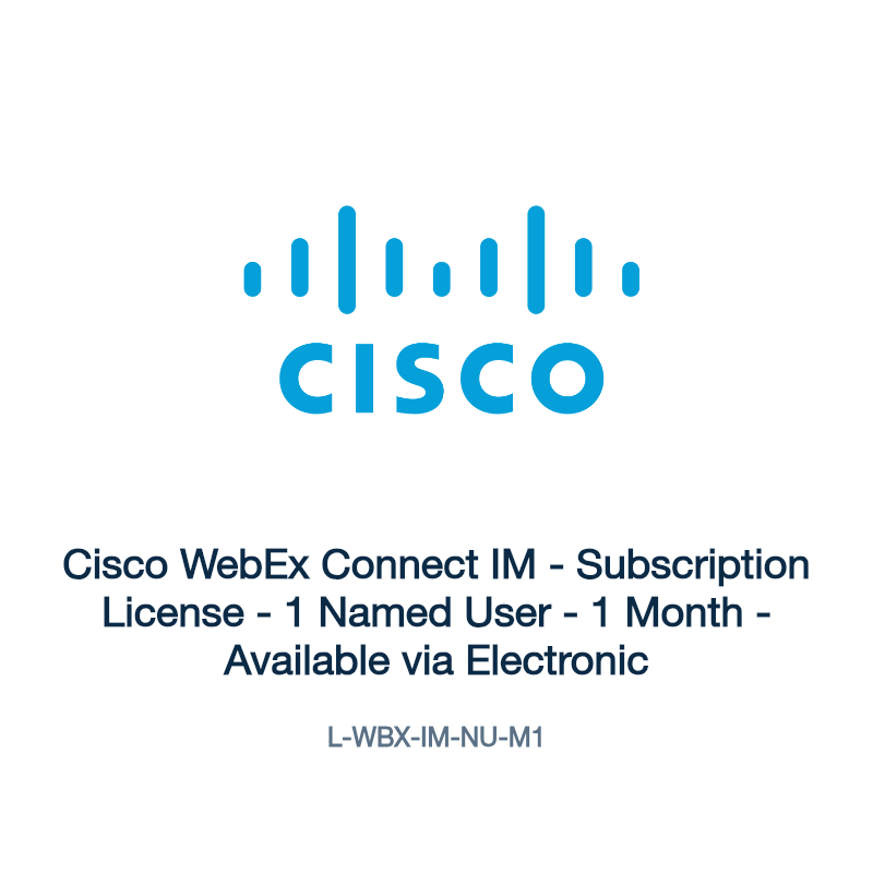 L-WBX-IM-NU-M1: Cisco WebEx Connect IM