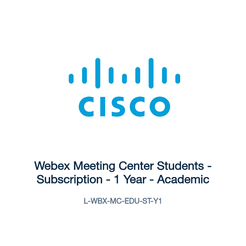 L-WBX-MC-EDU-ST-Y1: Webex Meeting Center Students