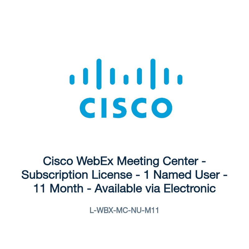 L-WBX-MC-NU-M11: Cisco WebEx Meeting Center