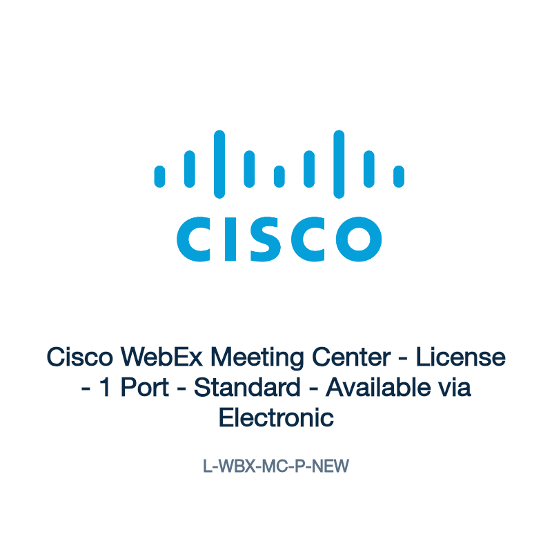 L-WBX-MC-P-NEW: Cisco WebEx Meeting Center