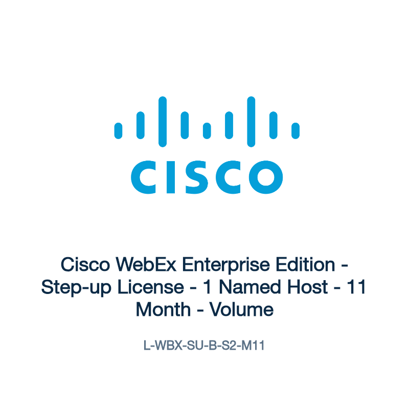 L-WBX-SU-B-S2-M11: Cisco WebEx Enterprise Edition