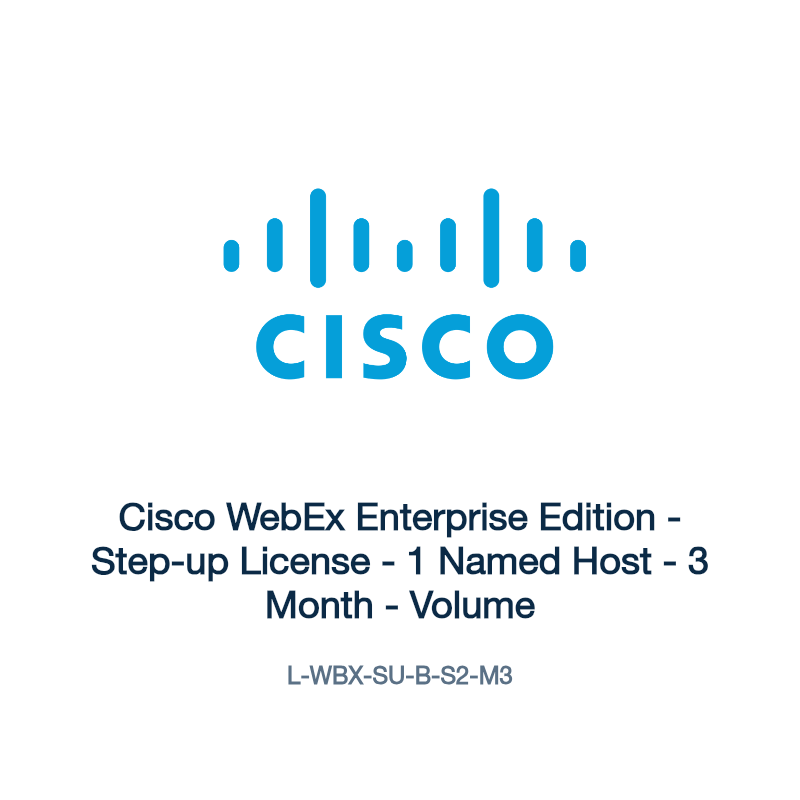 L-WBX-SU-B-S2-M3: Cisco WebEx Enterprise Edition