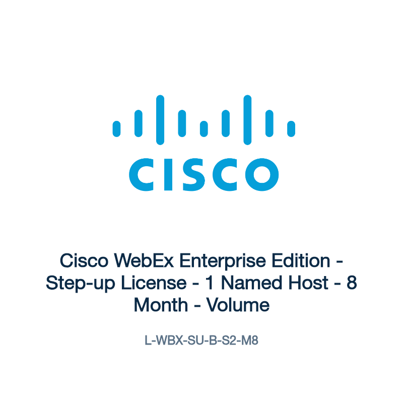 L-WBX-SU-B-S2-M8: Cisco WebEx Enterprise Edition
