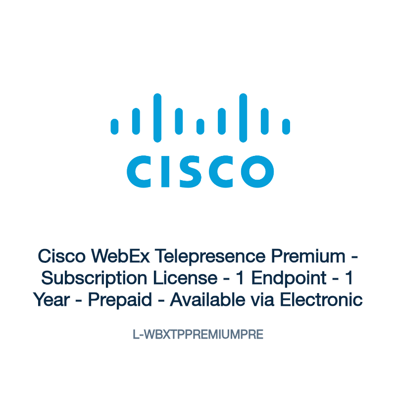 L-WBXTPPREMIUMPRE: Cisco WebEx Telepresence Premium