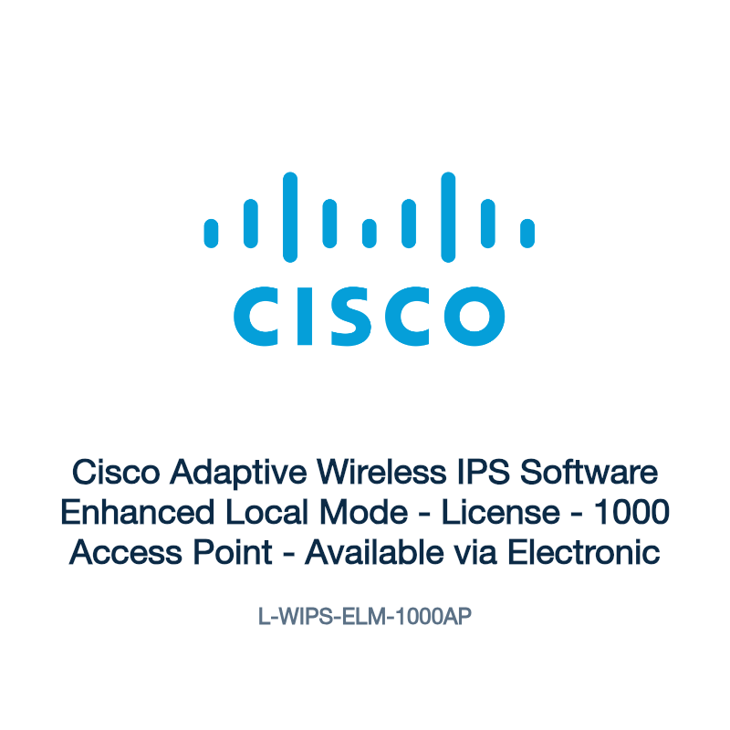 L-WIPS-ELM-1000AP: Cisco Adaptive Wireless IPS Software Enhanced Local Mode