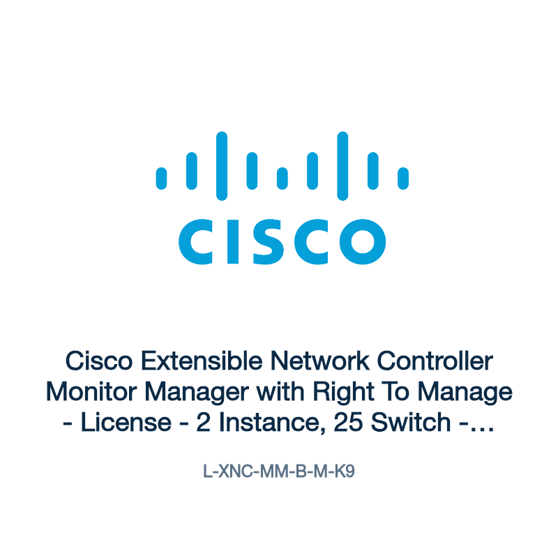 L-XNC-MM-B-M-K9: Cisco Extensible Network Controller Monitor Manager with Right To