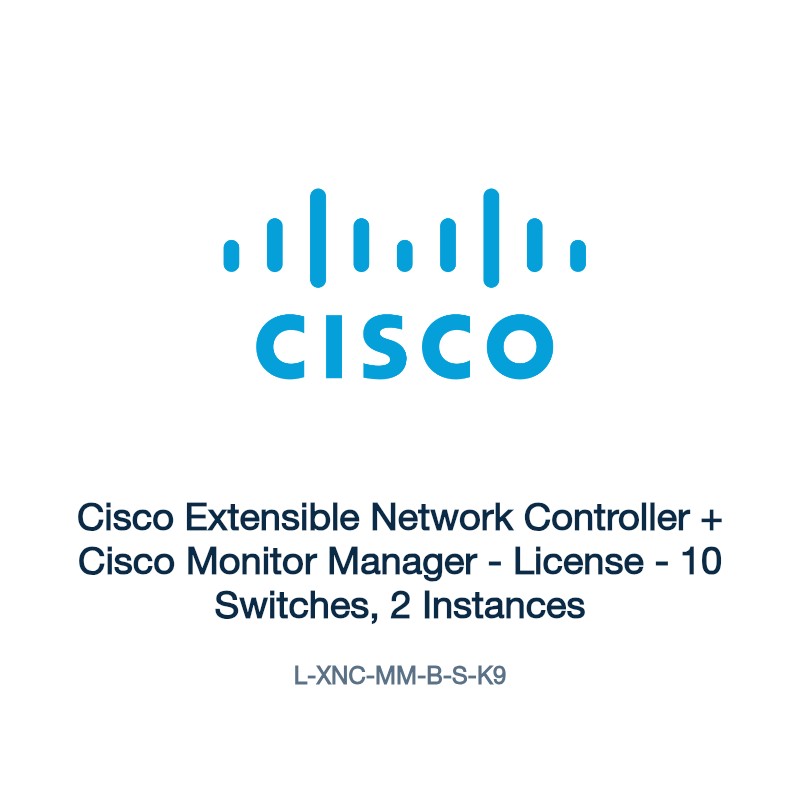 L-XNC-MM-B-S-K9: Cisco Extensible Network Controller + Cisco Monitor Manager