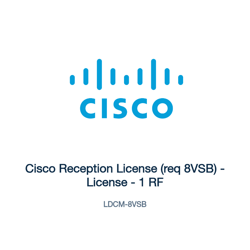 LDCM-8VSB: Cisco Reception License (req 8VSB)